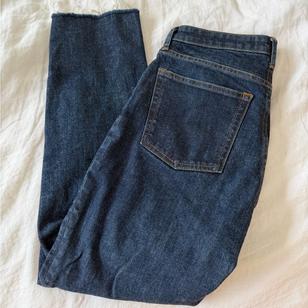 Everlane high-rise straight leg jean